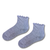 Grey Ruffle Ribbed Socks