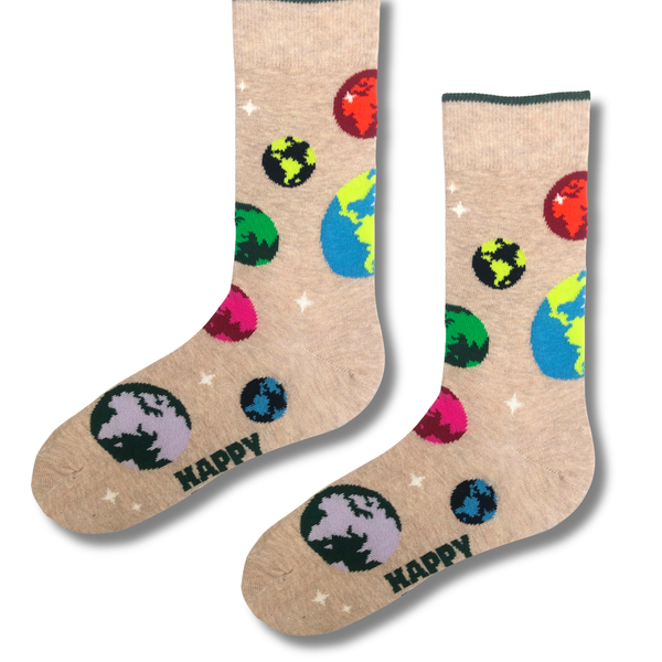 Happy Planet Crew Socks