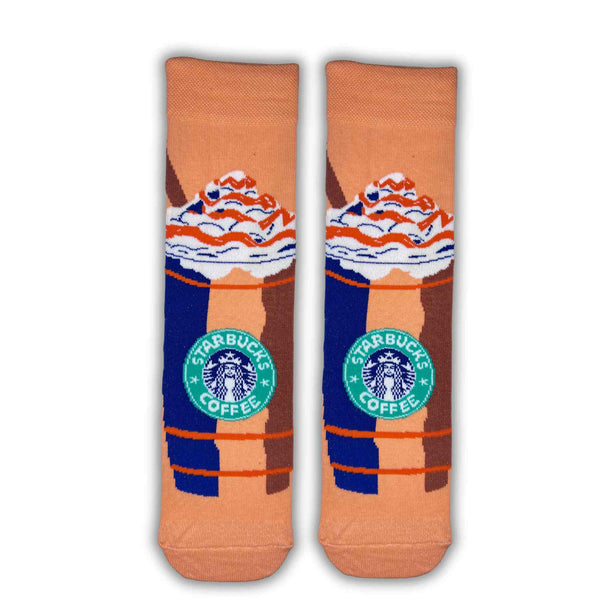 Iced Coffee Cup Crew Socks