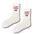 Just Kiss Me Red Kiss Socks