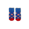 Kids Snail Non-Slip Grip Socks – Blue & Red (1–2 Years)