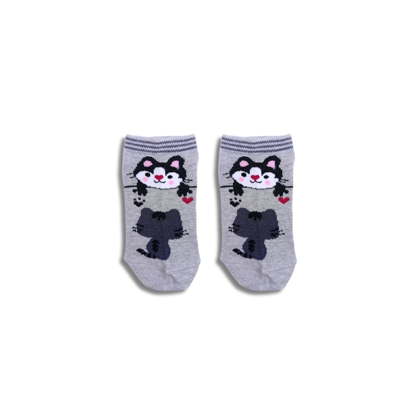 Kids Cute Cat Ankle Socks