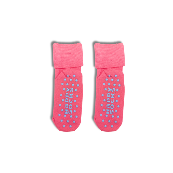 Kids Pink Flower Non-Slip Grip Socks | Ages 3–5 Years