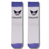 Kuromi Purple Kawaii Crew Socks