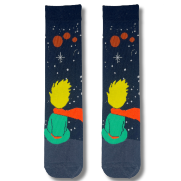 Little Prince Galaxy Crew Socks