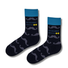 Movember Mustache Pattern Socks