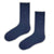 Navy Blue Plain Crew Socks