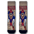 Nintendo Mario Crew Socks featuring Mario on a puzzle-themed background