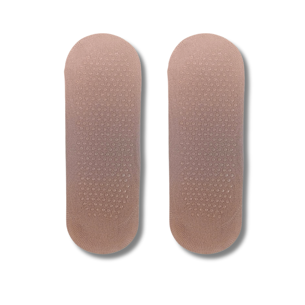Nude Crossover Pilates Grip Socks