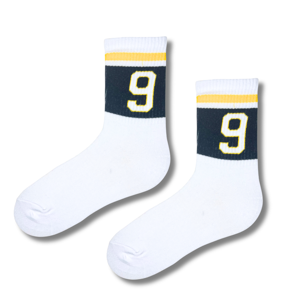 Number 9 Varsity Crew Socks