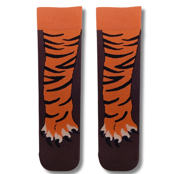 Tiger Legs Crew Socks