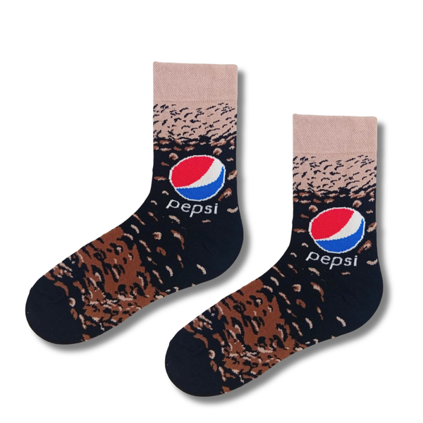 Pepsi Cola Bubble Crew Socks
