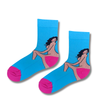 Pin-Up Girl Retro Art Crew Socks