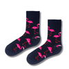 Pink Flamingo Pattern Socks