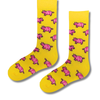 Pink Pig Crew Socks
