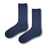 Premium Charcoal Formal Socks with Triangle Logo