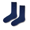 Premium Navy Blue Formal Socks with Triangle Logo