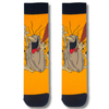 Primitive Caveman Cartoon Crew Socks