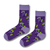 Purple Grape Pattern Socks
