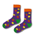 Purple Pineapple Fruit Socks