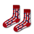 Red Dolphin Striped Socks