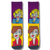 Retro Pop Art Portrait Socks