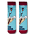 Road Runner cartoon crew socks featuring a colorful desert racing scene
