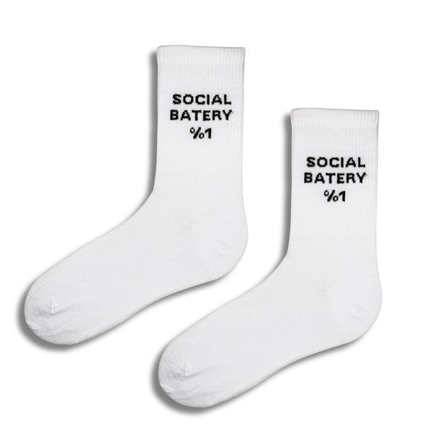 Social Battery 1% Socks