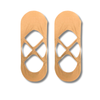 Soft Nude Crossover Stocking Socks