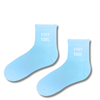 Stay Cool Blue Crew Socks