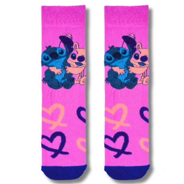 Stitch & Angel Love Cartoon Socks