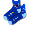 Stitch Blue Low Cut Socks