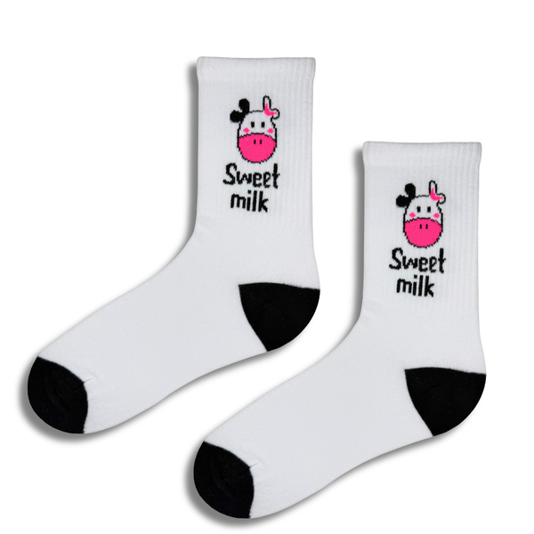 Sweet Milk Cow Socks