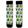 Thumbs Up Pattern Crew Socks