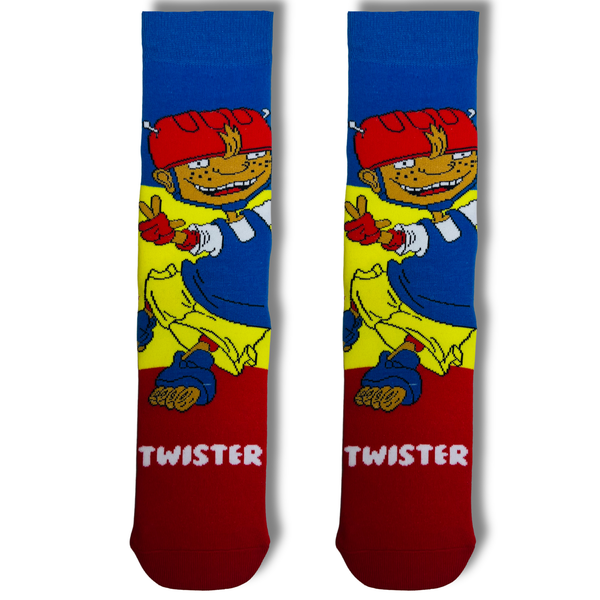 Twister Cartoon Character Socks