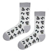White Cat & Bow Crew Socks