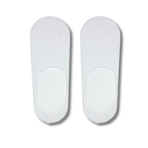 White Invisible Socks