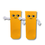 Yellow Magnetic Hand Kids Socks