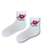 You Are Hot Chili White Crew Socks
